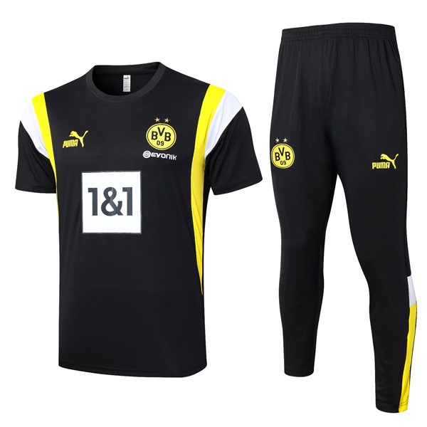 Thailand Trikot Borussia Dortmund Conjunto Completo 2024 Schwarz